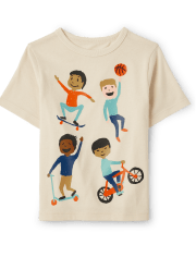 Baby And Toddler Boys Sports Graphic Tee