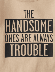 Baby And Toddler Boys Handsome Graphic Tee