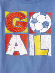 Baby And Toddler Boys Soccer Graphic Tee