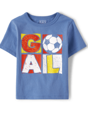 Baby And Toddler Boys Soccer Graphic Tee