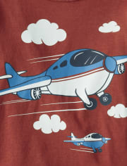 Baby And Toddler Boys Airplane Graphic Tee