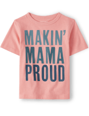 T-shirt graphique Mama pour bébés et tout-petits garçons