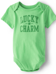 Unisex Baby Matching Family Lucky Charm Graphic Bodysuit