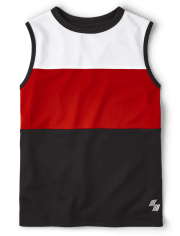 Boys Colorblock Performance Muscle Tank Top