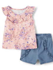Toddler Girls Floral 2-Piece Set