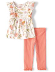 Toddler Girls Floral 2-Piece Set