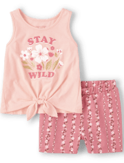 Toddler Girls Stay Wild 2-Piece Set
