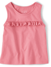Baby And Toddler Girls Ruffle Tank Top