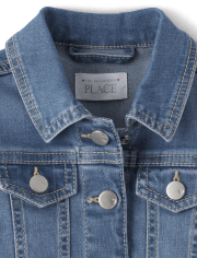 Chaqueta vaquera para niñas pequeñas