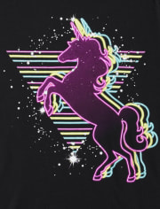 Girls Unicorn Graphic Tee