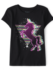 Girls Unicorn Graphic Tee