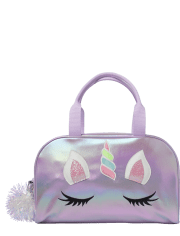 Girls Iridescent Unicorn Sleepover Bag