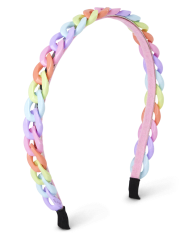 Girls Rainbow Chain Headband