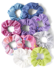 Girls Butterfly Scrunchie 10-Pack