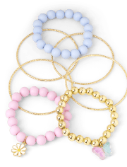 Girls Beaded Bracelet 7-Pack
