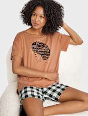 Womens Graphic Sleep Tee
