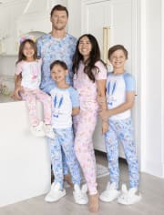 Mens Matching Family Easter Bunny Cotton Pajamas