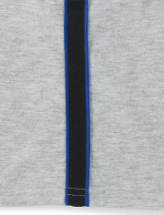 Boys Side Stripe Pajama Shorts