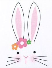 Girls Matching Family Easter Bunny Snug Fit Cotton Pajamas