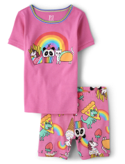Girls Squishies Snug Fit Cotton Pajamas
