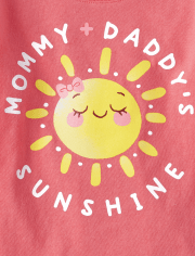 Baby And Toddler Girls Sunshine Graphic Tee