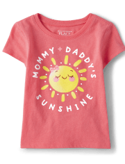 Baby And Toddler Girls Sunshine Graphic Tee