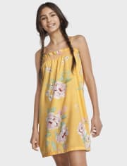 Girls Floral Smocked Nightgown