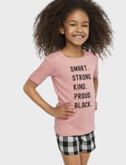 Girls Smart Strong Kind Pajamas