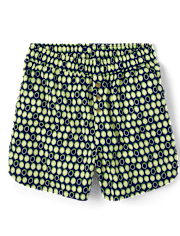 Shorts de pijama de popelina con estampado para mujer