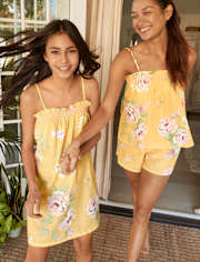 Womens Floral Pajamas