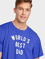 Camiseta para dormir con estampado gráfico para hombre