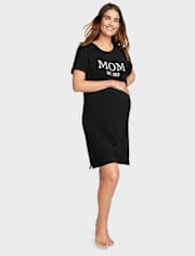 Womens Mom Modal Maternity Sleep Shirt