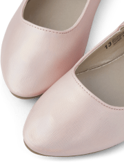 Girls Shimmer Ballet Flats