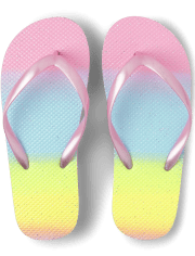Tongs dégradées scintillantes pour fille
