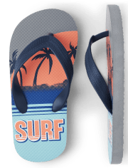 Boys Surf Life Flip Flops
