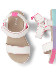 Toddler Girls Ombre Sandals