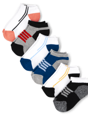 Boys Athletic Ankle Socks 6-Pack