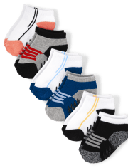 Toddler Boys Athletic Ankle Socks 6-Pack