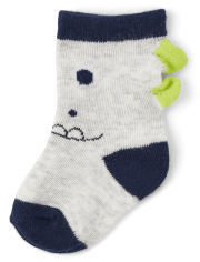 Baby Boys Dino Midi Socks 6-Pack