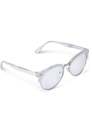 Girls Glitter Aviator Sunglasses