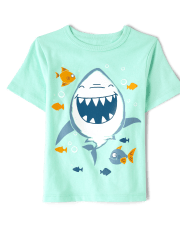 Baby and Toddler Boys Shark Graphic Tee