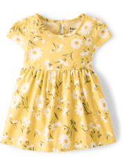 Baby Girls Daisy Bodysuit Dress
