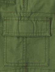 Shorts cargo sin cordones para niños