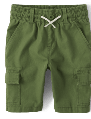 Shorts cargo sin cordones para niños