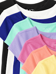 Girls Tee Shirt 8-Pack