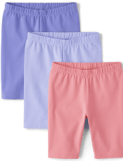 Girls Bike Shorts 3-Pack