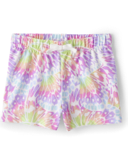 Girls Print Pull On Shorts