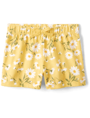 Short imprimé à enfiler pour filles