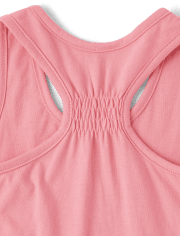Camiseta sin mangas con estampado para niñas
