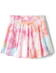 Girls Print Skort